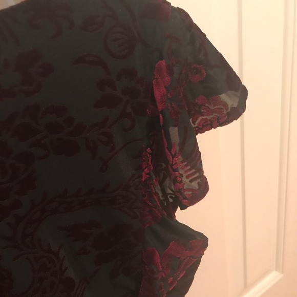 Japanese inspired fuzzy Dragon rose and Silk dress - Picture 3 of 4